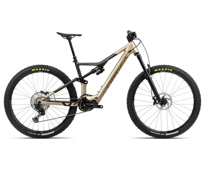 Orbea Rise H10 Mountain Bike in Brown-Cosmic/Brown Matt