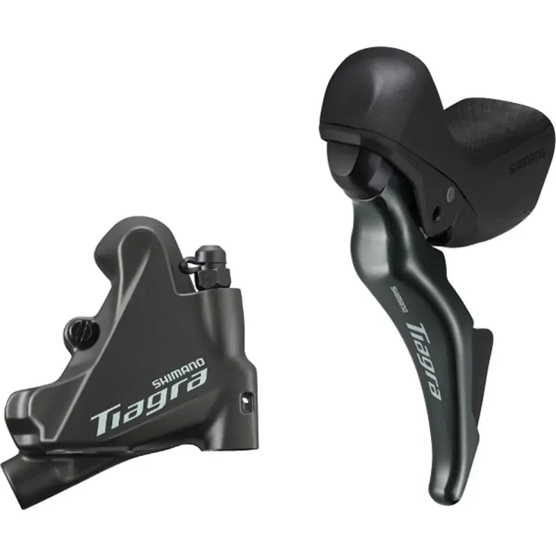 Shimano ST-4725 Tiagra 2-speed short reach STI bled with BR-4770 calliper