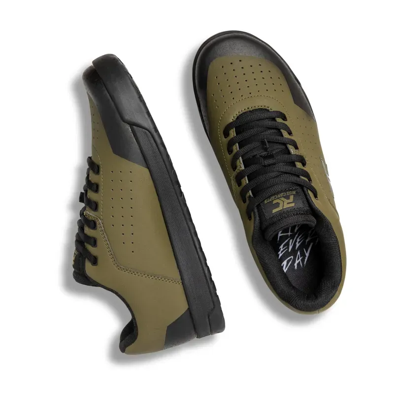 Ride Concepts Hellion Shoes in Olive/Black
