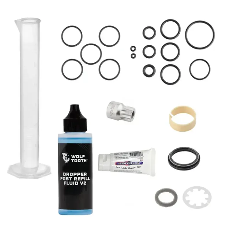 Wolf Tooth Resolve Dropper Post Service Kit - Dealer Service Kit rev2 34.9-10