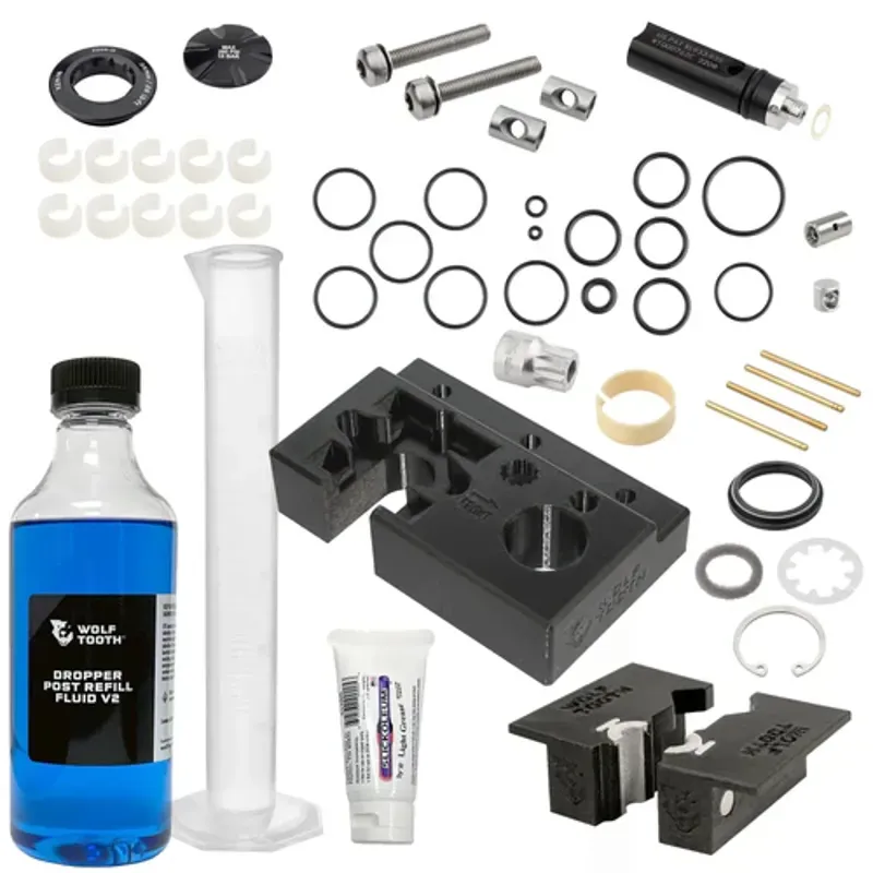 Wolf Tooth Resolve Dropper Post Service Kit - Spool Valve Conversion Kit Rev1 Resolve 125mm-1