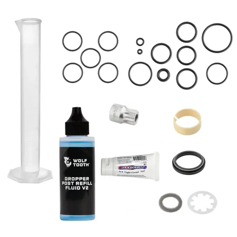 Wolf Tooth Resolve Dropper Post Service Kit - rev2 Service Kit / Single Full Service Kit rev2 34.9-4