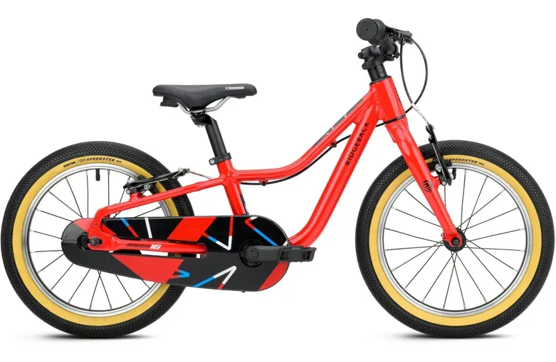 Ridgeback Dimension 16 Kids Bike in Racer Red