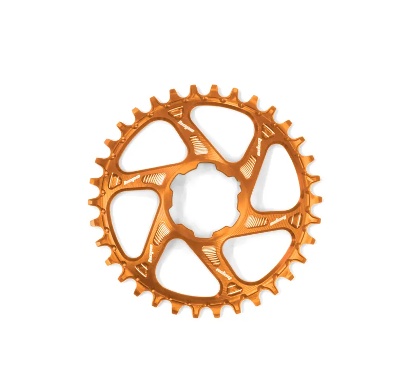 Hope Spiderless Retainer Ring in Orange