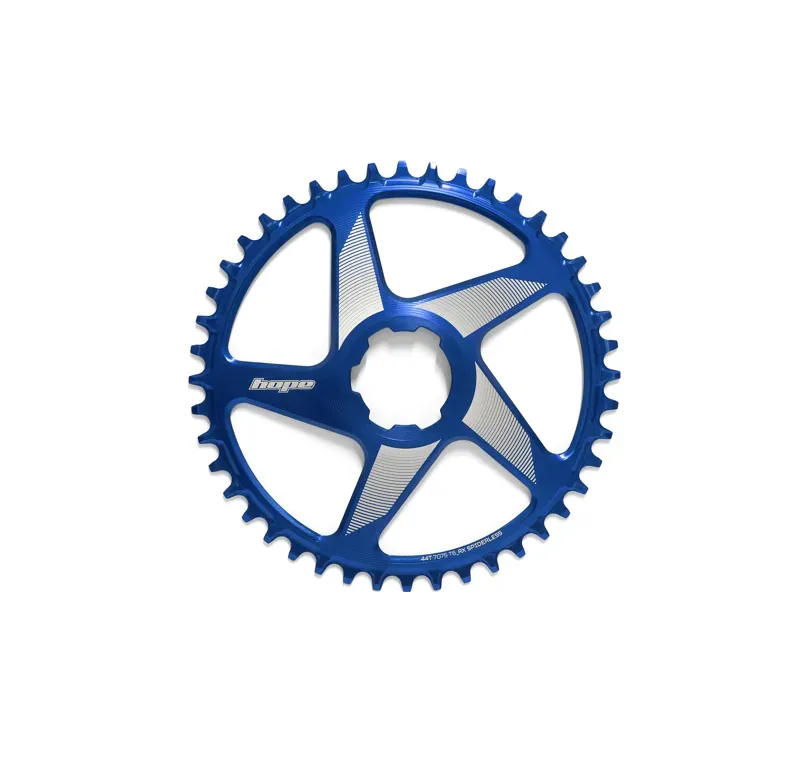 Hope Spiderless RX Chainring in Blue