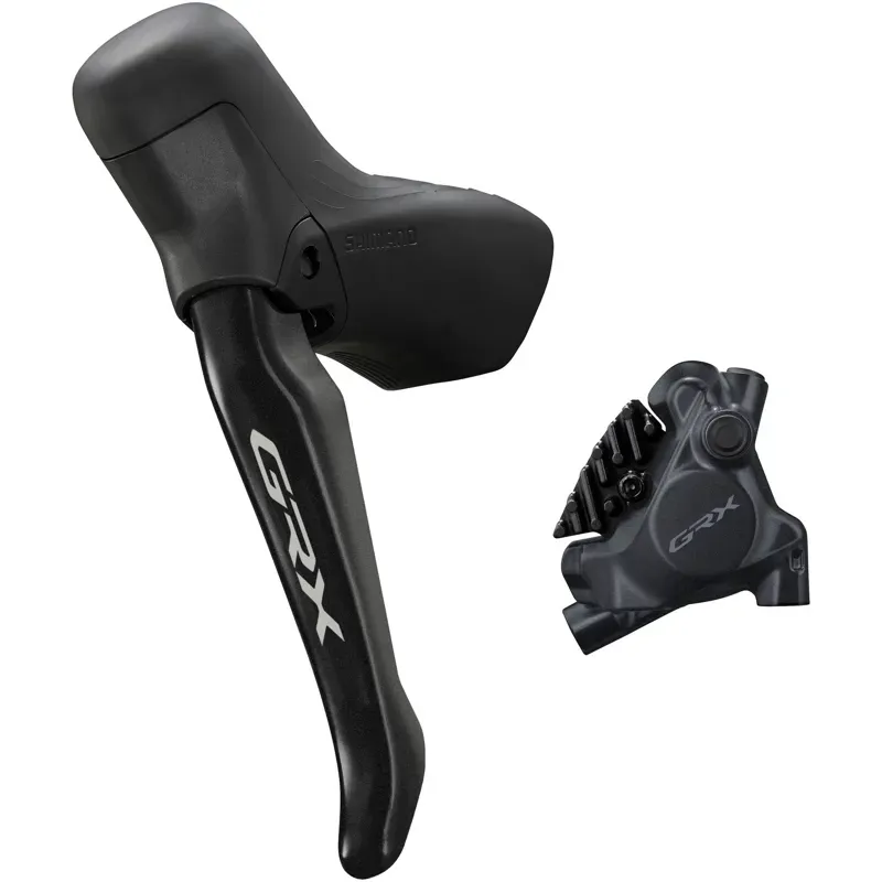 Shimano BL-RS717 GRX hydraulic disc brake lever bled with BR-RX410 calliper left