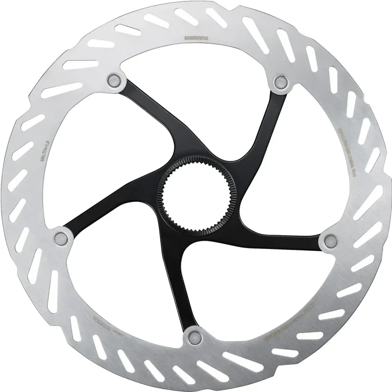 Shimano ROTOR RTCL700 External C/Lock 203mm Silver/ Black centre lock - 203 mm