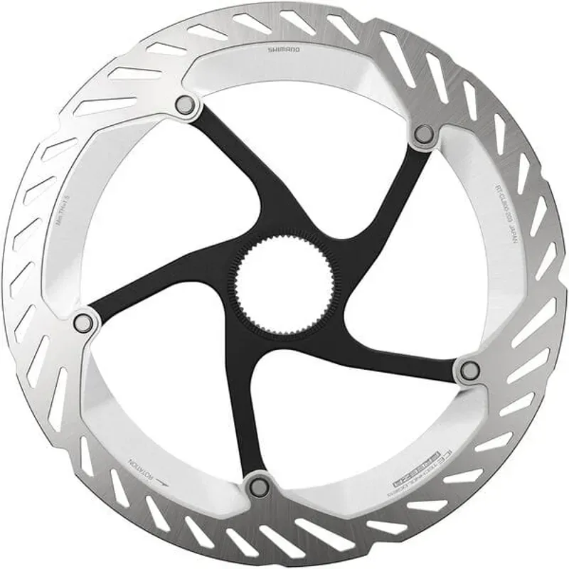 Shimano ROTOR RTCL800 External C/Lock 203mm Silver/ Black centre lock - 203 mm external locking