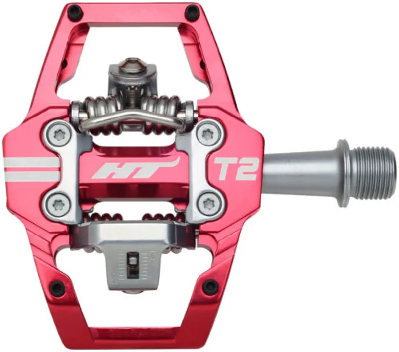 HT Components T2 9/16-inch BMX Pedals in Red