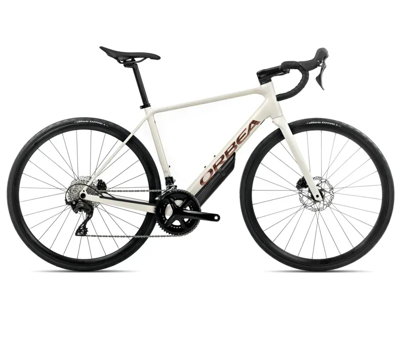 Orbea Avant H30 Road Bike In Ivory White/Titan Bronze Gloss