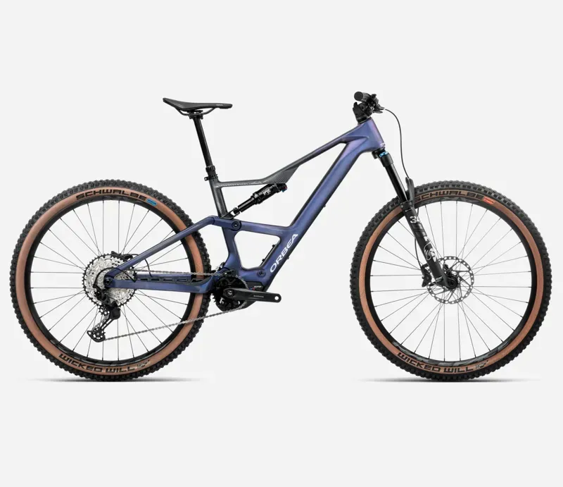 Orbea Rise Sl M20 630Wh E-Mountain Bike In Tanzanite Carbon View/Carbon Raw Matt