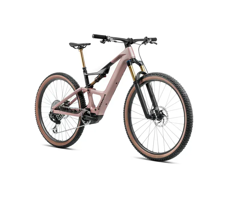 Orbea Rise Sl M-Ltd 420Wh E-Mountain Bike In Desert Rose/Carbon Raw Matt-1