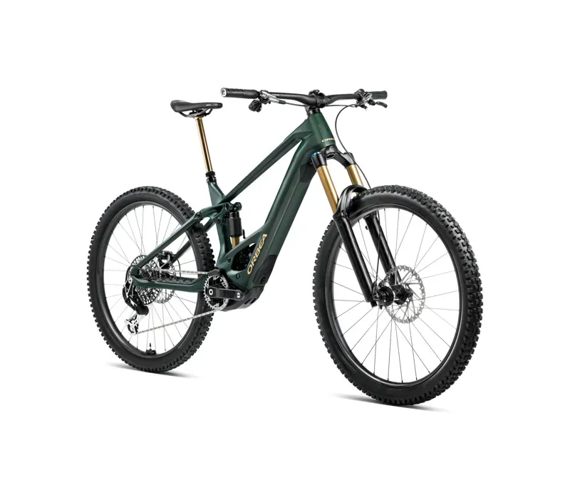Orbea Wild M-Ltd E-Mountain Bike In Forest Green Carbon View Matt-1