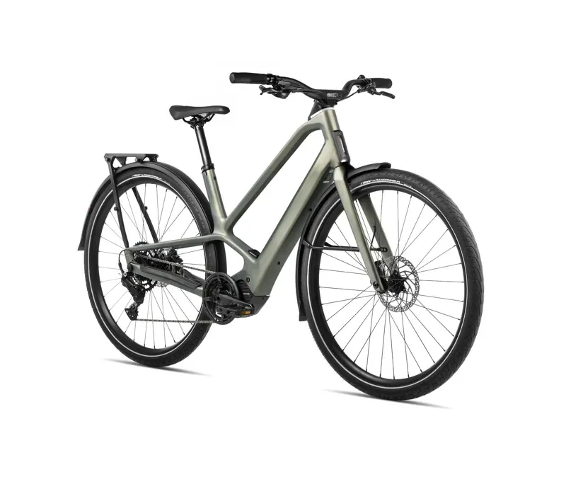 Orbea Diem 30 E-Road Bike In Spaceship Green Matt-1