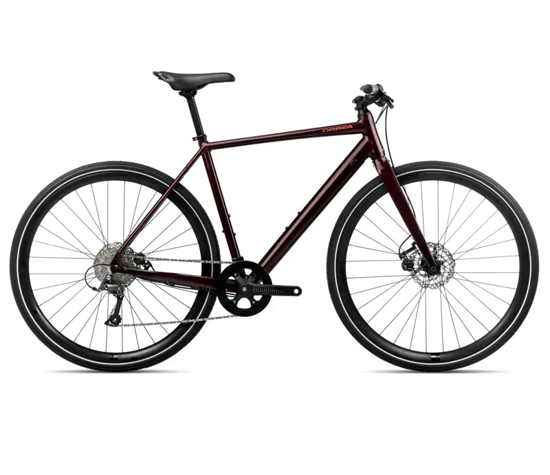 Orbea Vector 35 Road Bike In Metallic Burgundy Red Gloss