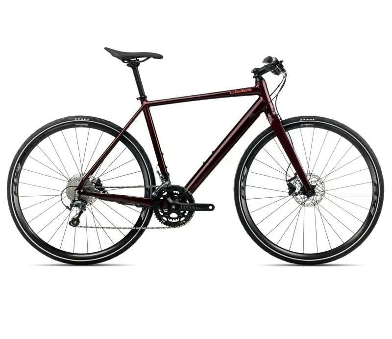 Orbea Vector 10 Road Bike In Metallic Burgundy Red Gloss