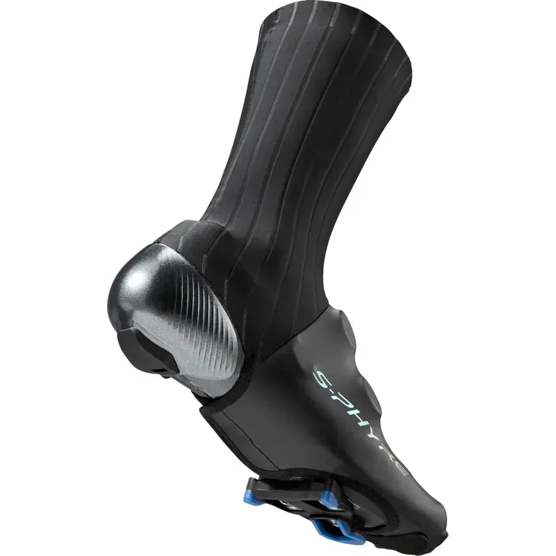 Shimano Clothing S-PHYRE Aero Shoe Covers in Flash Black-2