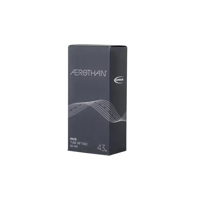 Schwalbe Aerothan Inner Tube 70x23-28c 60mm in Black