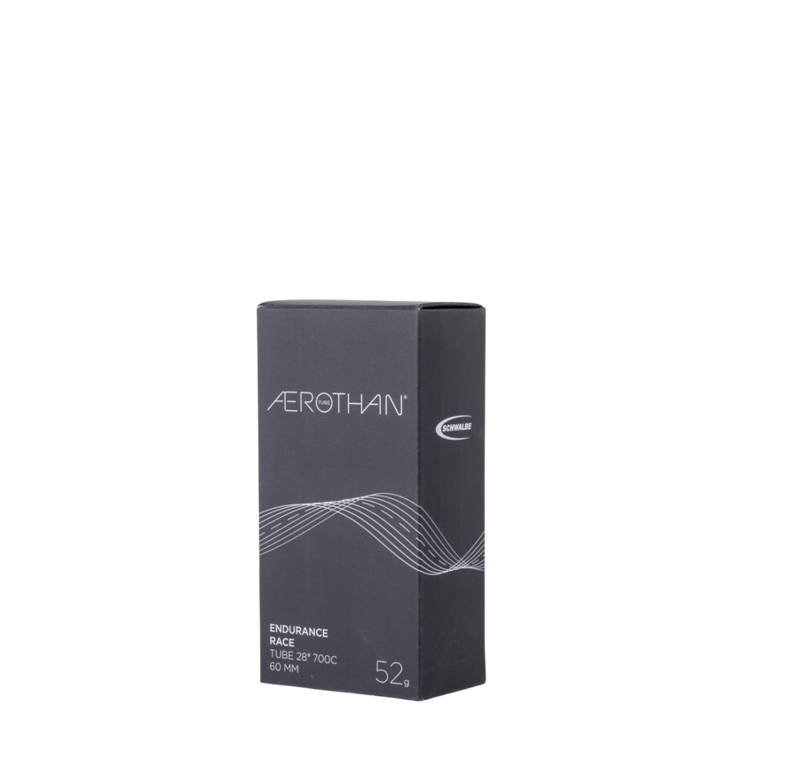 Schwalbe Aerothan Inner Tube 70x23-28c 60mm in Black-1