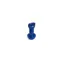 Hope Seatpost Clamp Bolt and Tear Drop Nut in Blue