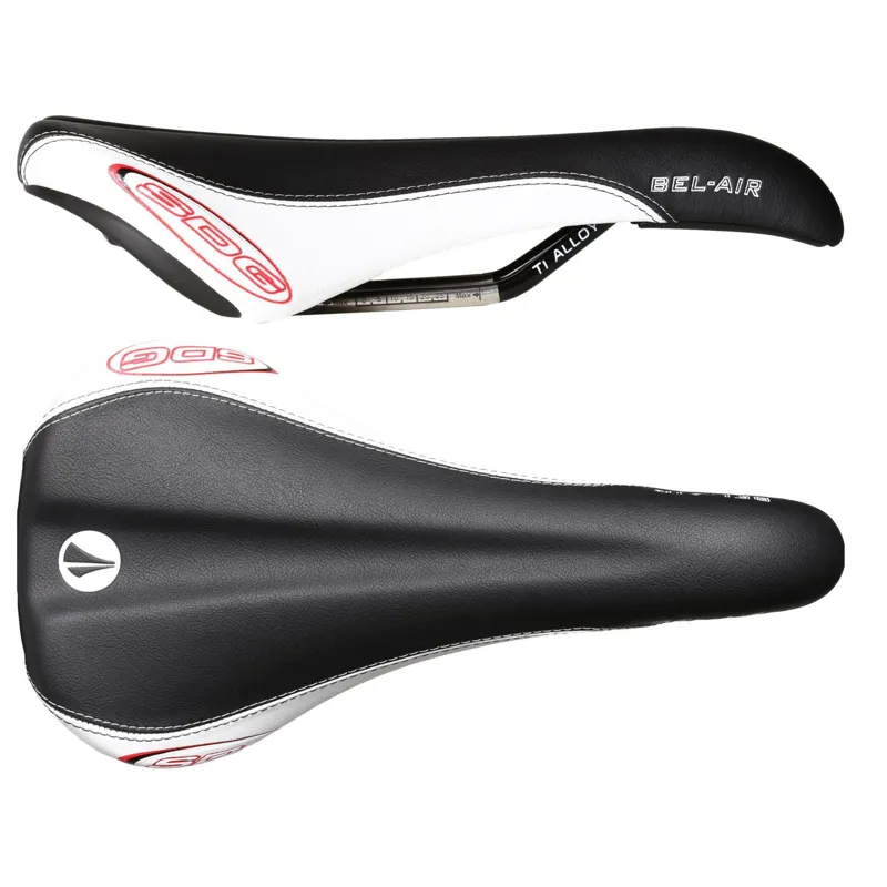 SDG Bel Air Ti-Alloy Rail Saddle in White