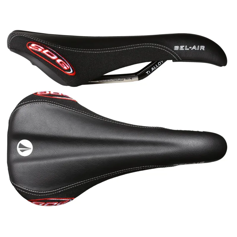 SDG Bel Air Ti-Alloy Rail Saddle in Black