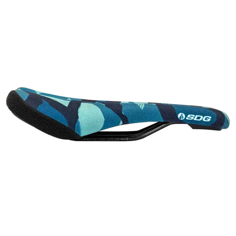 SDG Bel Air V3 Lux-Alloy Terra Firma 140mm Saddle in Hasie Blue-2