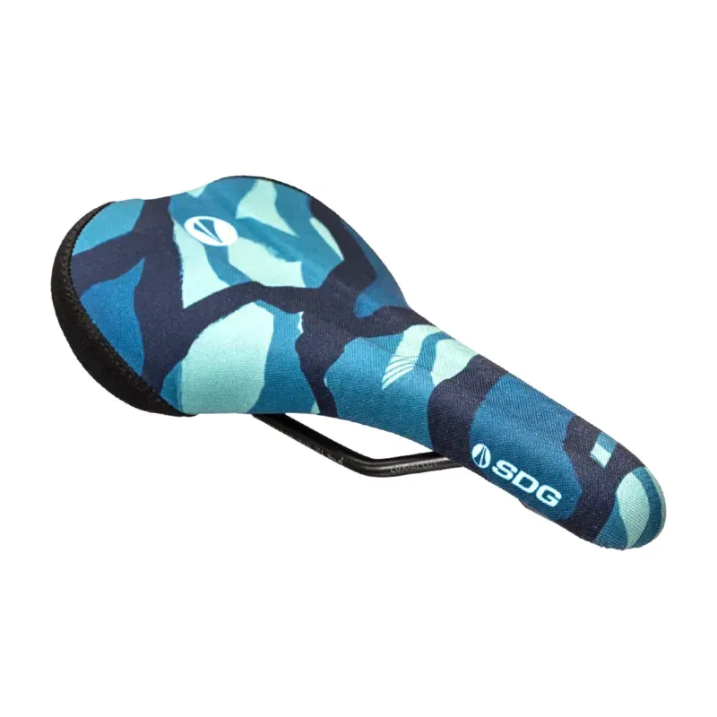 SDG Bel Air V3 Lux-Alloy Terra Firma 140mm Saddle in Hasie Blue-3