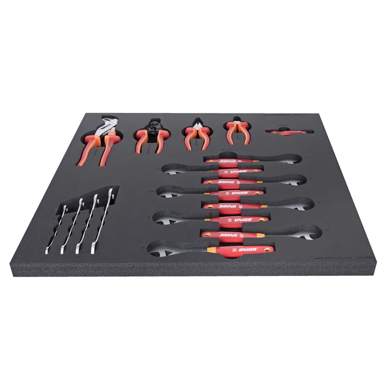 Unior Set Of Tools In Tray 2 For 2600b in Red