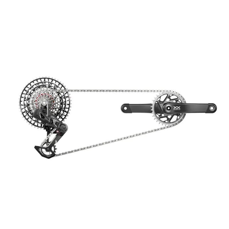 Sram Xxsl T-Type Eagle Transmission Axs Groupset rd W/Battery/Charger/Cord Ec Pod Ult Fc Xxsl q174 55mm Chainline Dub W/Dm 34t Cr Cn 126l Cs Xs-1299 10-52t