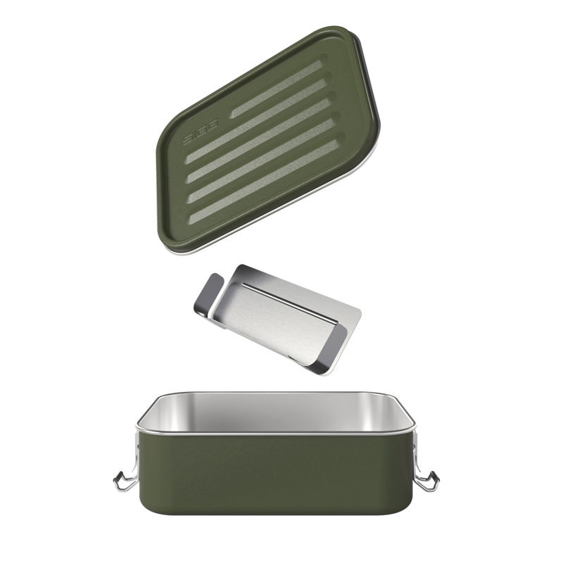 Sigg Gemstone 1.1l Food Box in Roasted Green-3