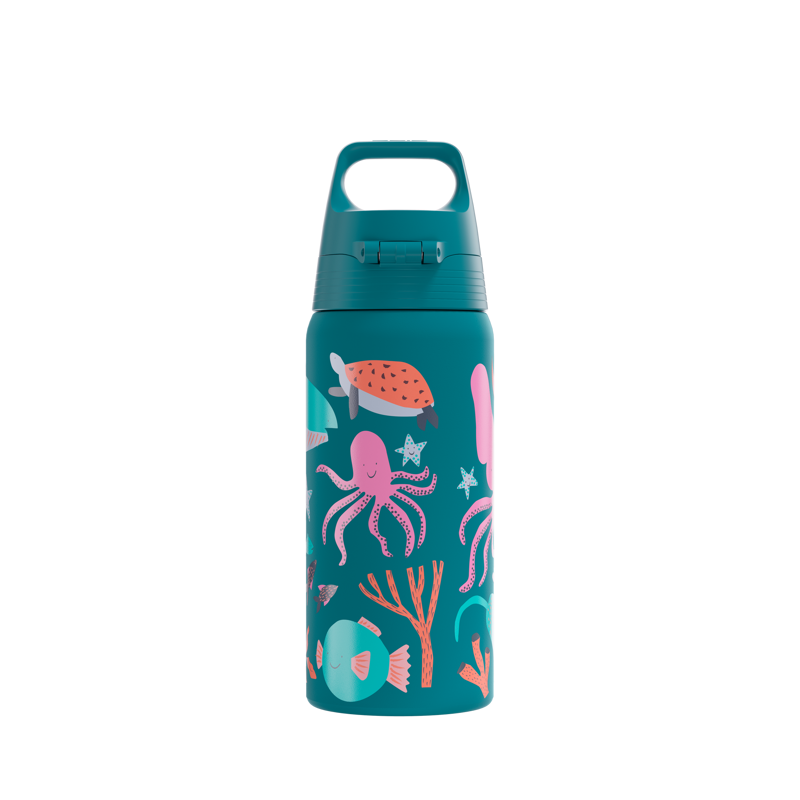 Sigg Kids Shield Therm One 500ml Bottle in Blue World-1