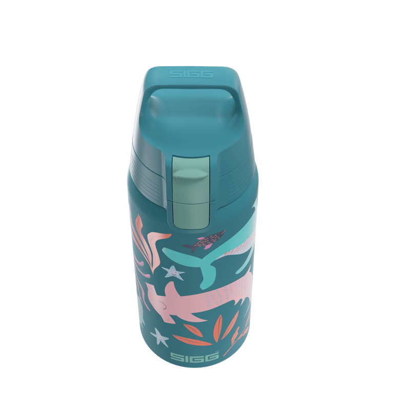 Sigg Kids Shield Therm One 500ml Bottle in Blue World-2