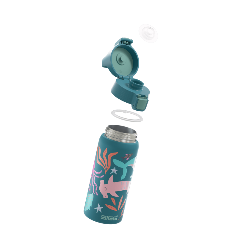 Sigg Kids Shield Therm One 500ml Bottle in Blue World-4