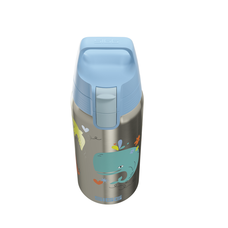 Sigg Kids Shield Therm One 500ml Bottle in Whale Friend-2