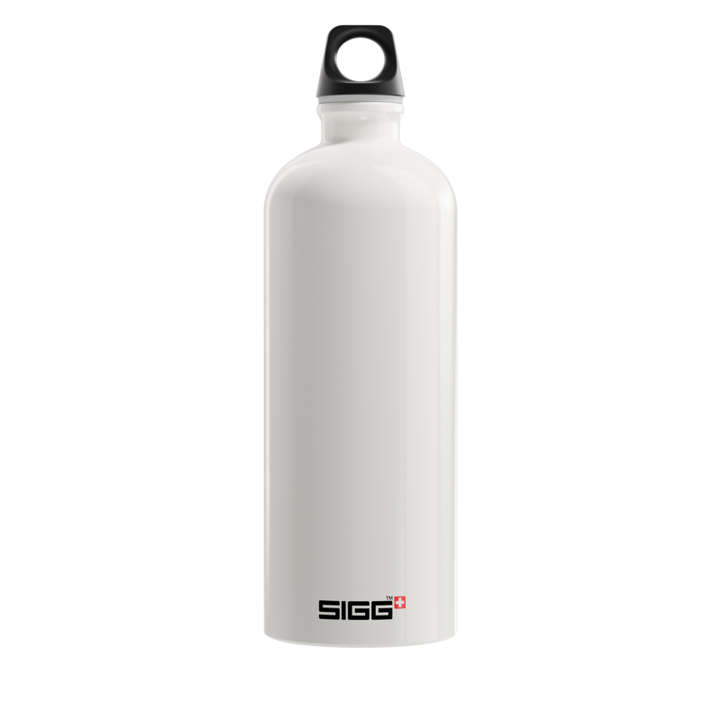 Sigg Traveller Water Bottle in White-1