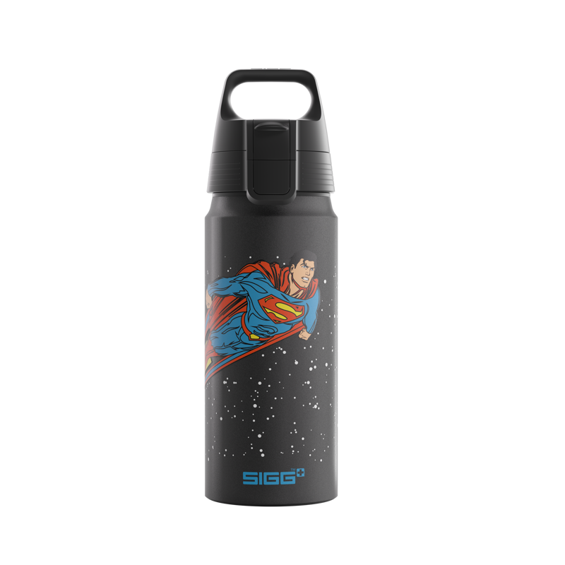 Sigg Kids WMB One 600ml Bottle in Superman Black