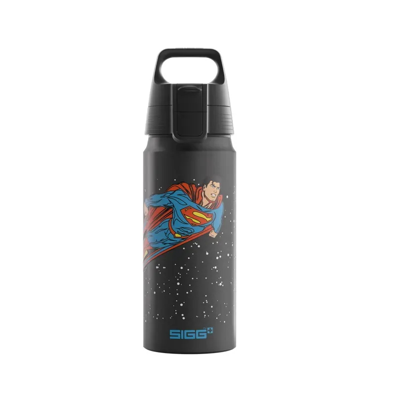 Sigg WMB ONE Kids Superman Character Bottle 600ml in Black