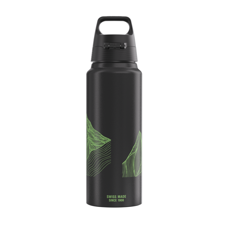 Sigg WMB Pathfinder 1l Water Bottle in Black-1