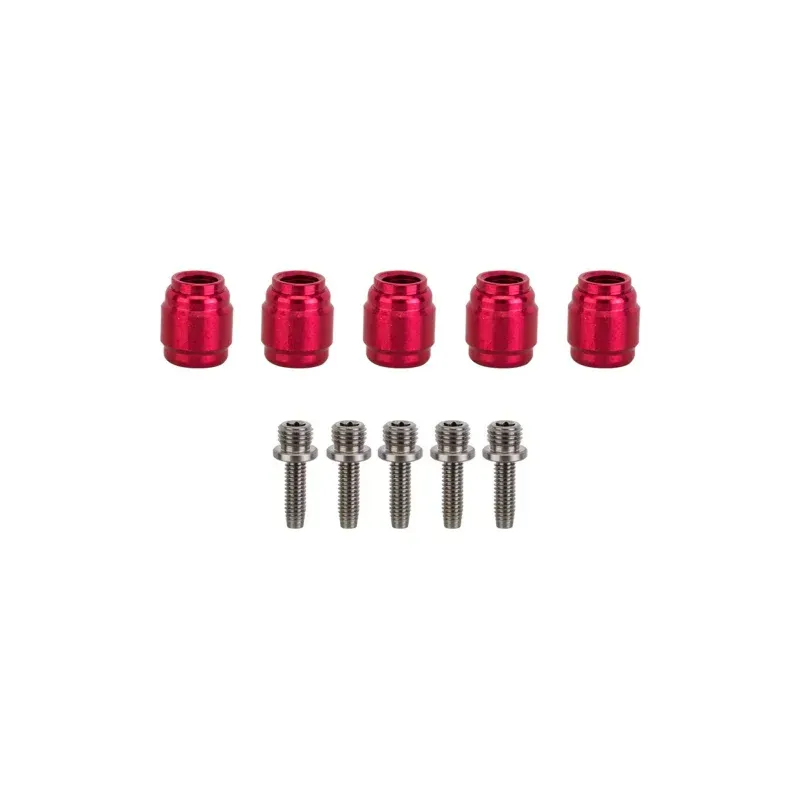 SRAM Stealthamajig Hydraulic Disc Brake Hose Fitting Kit in Silver/Red