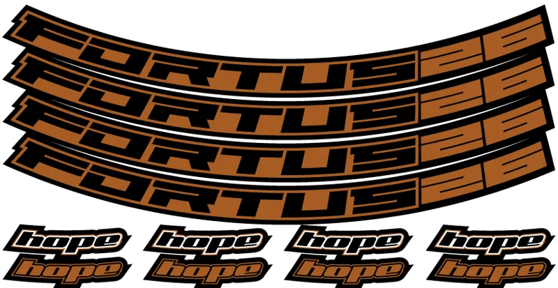 Hope Fortus Decal 26-27.25 in Orange