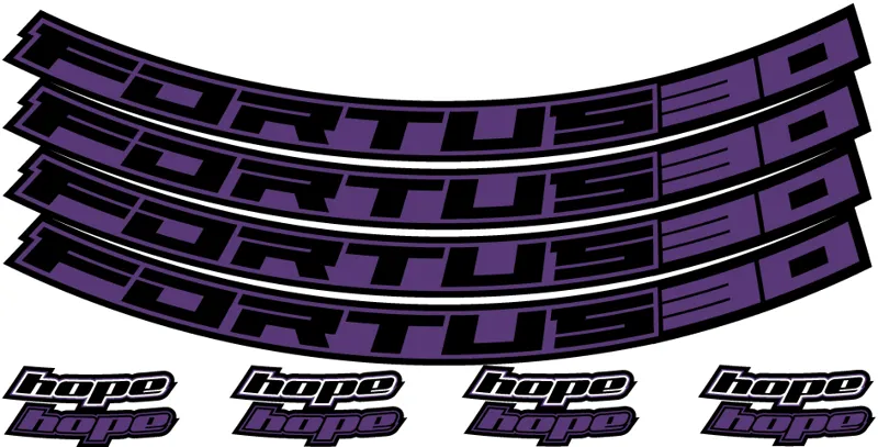 Hope Fortus Decal 30-29 in Purple
