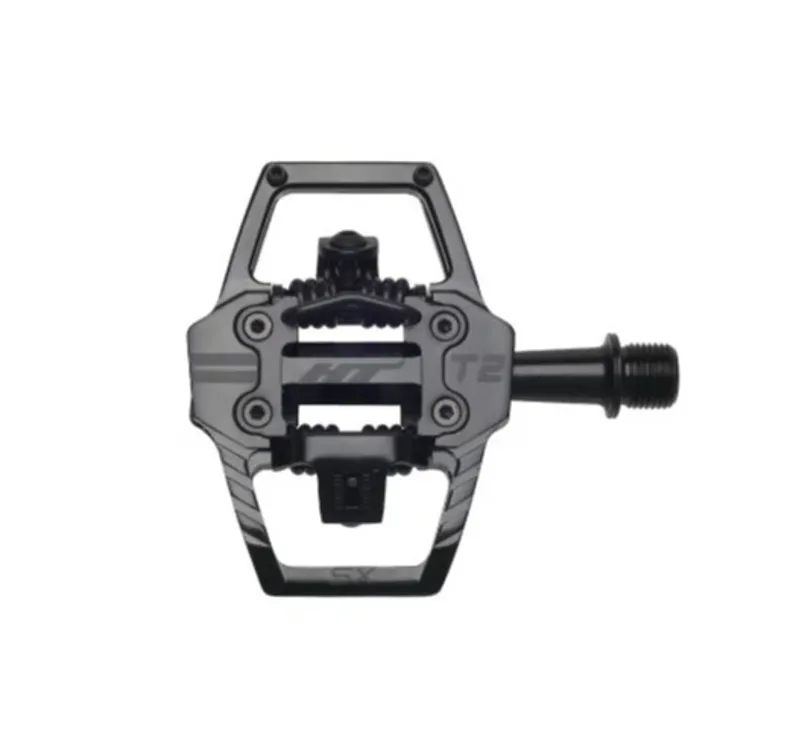 HT Components T2-SX 9/16-inch BMX Pedals in Stealth Black