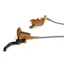 Hope Tech 3 E4 Braided Hose Calipers in Orange