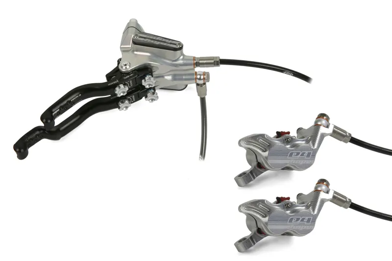 Hope Tech 3 Duo E4 Right Hand Brake Kit in Silver