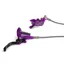 Hope Tech 3 E4 Braided Hose Calipers in Purple