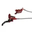Hope Tech 3 E4 Braided Hose Calipers in Red