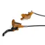 Hope Tech 3 Disc Brake Standard Hose with V4 Calipers in Orange