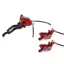Hope Tech 3 V4 Duo R/H No Rotor Calipers in Red