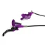 Hope Tech 3 Disc Brake Standard Hose with V4 Calipers in Purple